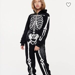 H&M skeleton onsie